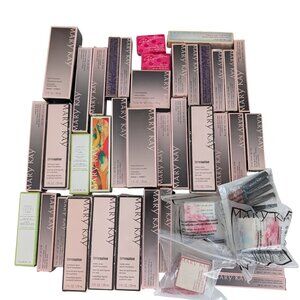 Mary Kay Bulk Cosmetic Lot Foundation Eye Shadow Lip Gloss New Boxed